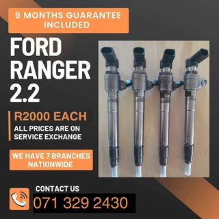 Ford Ranger 2.2 Diesel Injectors For Sale With Warranty On