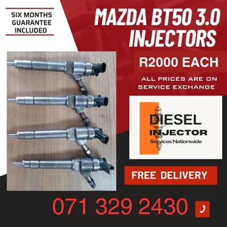 Mazda Bt50 3.0 Diesel Injectors For Sale With Warranty