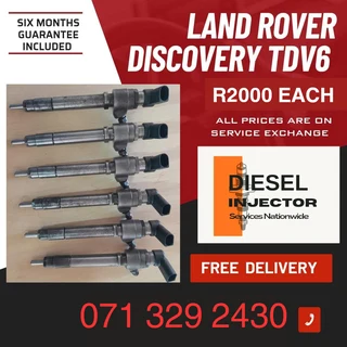 Land Rover Discovery Tdv6 Diesel Injectors For Sale With Warranty