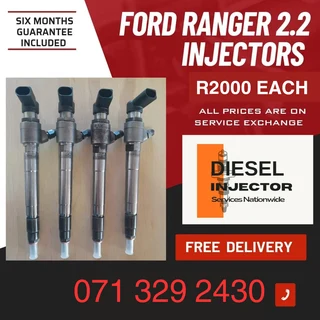 Ford Ranger 2.2 Diesel Injectors For Sale With Warranty