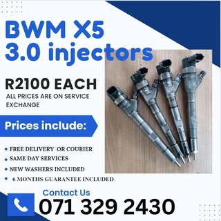 Bmw X5 3.0 Diesel Injectors For Sale With Warranty