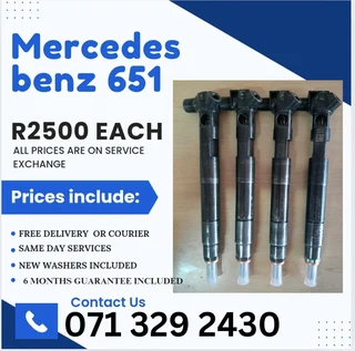 Mercedes Benz Sprinter 651 Diesel Injectors For Sale With Warranty