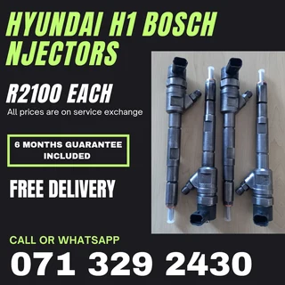 Hyundai H1 Bosch Diesel Injectors For Sale With Warranty