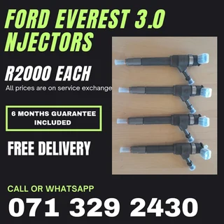 Ford Everest 3.0 Diesel Injectors For Sale With Warranty