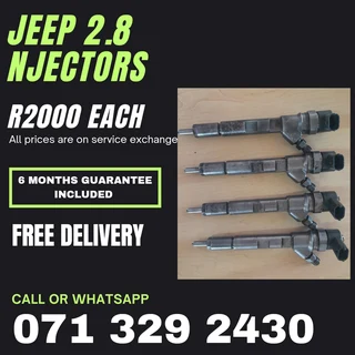Jeep 2.8 Diesel Injectors For Sale With Warranty