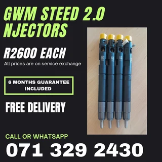 Gwm Steed 2.0 Injectors For Sale With Warranty On