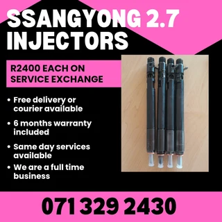 Ssangyong Stavic 2.7 Injectors For Sale With Warranty On
