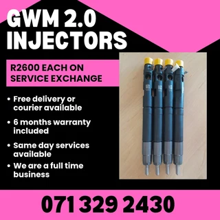 Gwm Steed 2.0 Injectors For Sale With Warranty On