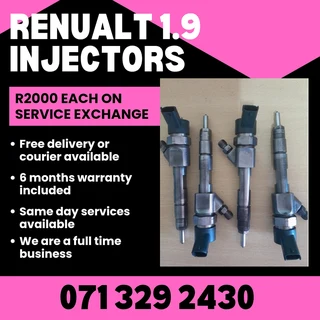 Renualt 1.9 Diesel Injectors For Sale With Warranty