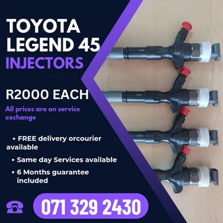 Toyota Legend 45 Diesel Injectors For Sale With Warranty
