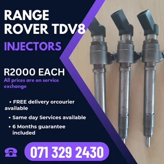 Range Rover Tdv8 Injectors For Sale With Warranty