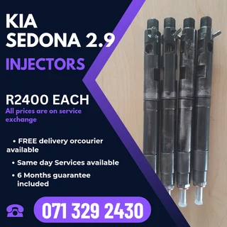 Kia Sedona 2.9 Injectors For Sale With Warranty
