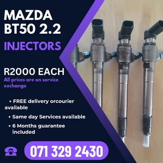 Mazda Bt50 2.2 Diesel Injectors For Sale With Warranty
