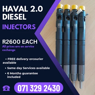 Haval 2.0 Diesel Injectors For Sale With Warranty