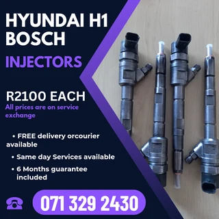 Hyundai H1 Bosch Diesel Injectors For Sale With Warranty