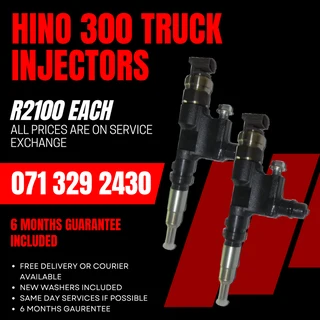 Hino 300 Truck Injectors For Sale With Warranty