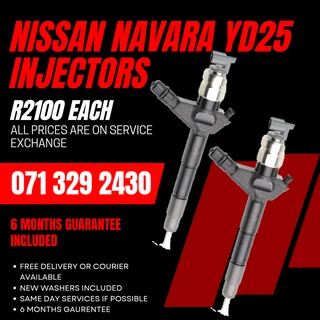 Nissan Navara Yd25 Injectors For Sale With Warranty
