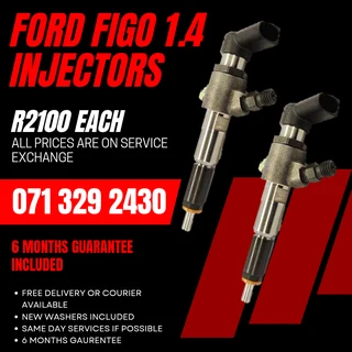 Ford Figo 1.4 Diesel Injectors For Sale With Warranty On