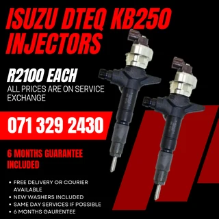 Isuzu Dteq Kb250 Injectors For Sale With Warranty