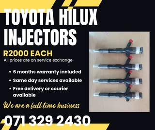 Toyota Hilux Diesel Injectors For Sale With Warranty