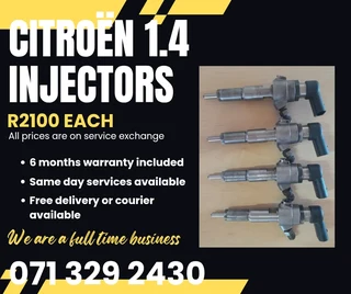 Citroën 1.4 Injectors For Sale With Warranty