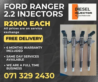 Ford Ranger 2,2 Injectors For Sale With Warranty