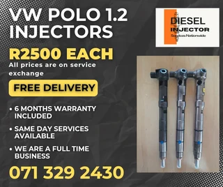 Vw Polo 1.2 Diesel Injectors For Sale With Warranty