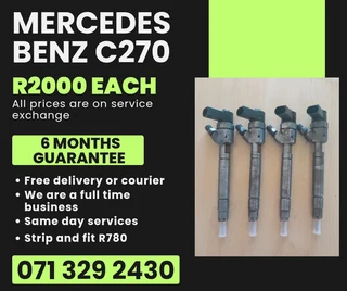 Mercedes Benz C270 Injectors For Sale With Warranty