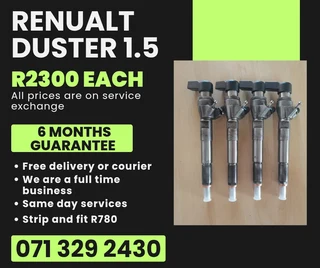 Renualt Duster 1.5 Diesel Injectors For Sale With Warranty