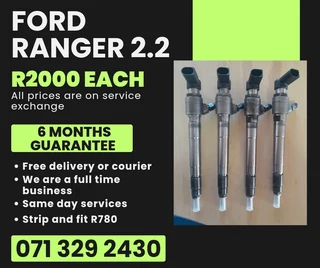 Ford Ranger 2.2 Diesel Injectors For Sale With Warranty