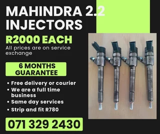Mahindra 2.2 Injectors For Sale With Warranty On