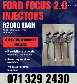 Ford Focus 2.0 Injectors For Sale With Warranty On