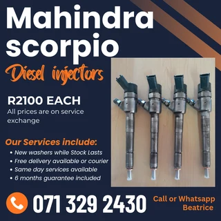 Mahindra Scorpio Diesel Injectors For Sale With Warranty