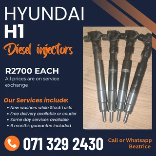 Hyundai H1 Injectors For Sale With Warranty