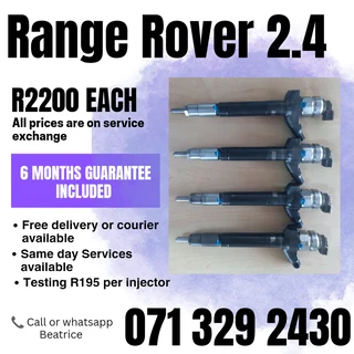 Range Rover 2.4 Diesel Injectors For Sale With Warranty