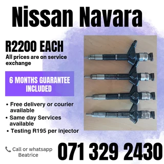 Nissan Navara Yd25 Injectors For Sale With Warranty