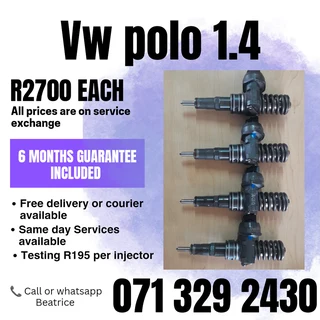 Vw Polo 1.4 Diesel Injectors For Sale With Warranty
