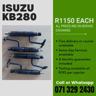 Isuzu Kb280 Diesel Injectors For Sale With Warranty