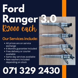 Ford Ranger 3.0 Diesel Injectors For Sale With Warranty