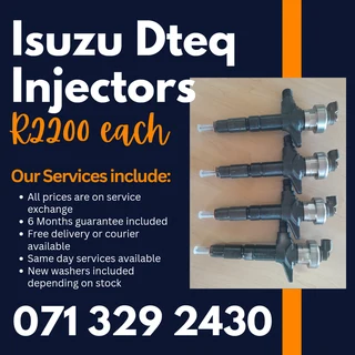 Isuzu Dteq Kb250 Injectors For Sale With Warranty On