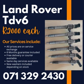 Land Rover Discovery Tdv6 Diesel Injectors For Sale With Warranty