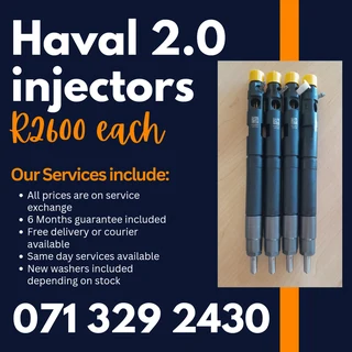 Haval 2.0 Diesel Injectors For Sale With Warranty On