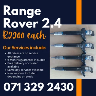 Range Rover 2.4 Diesel Injectors For Sale With Warranty