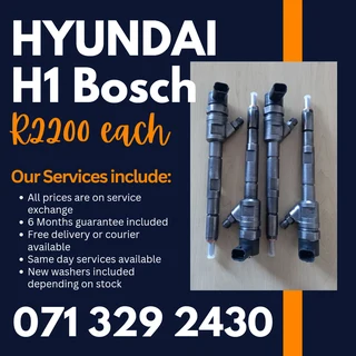 Hyundai H1 Bosch Diesel Injectors For Sale With Warranty