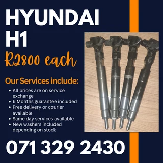 Hyundai H1 Injectors For Sale With Warranty On
