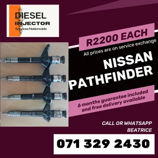 Nissan Pathfinder Diesel Injectors For Sale With Warranty