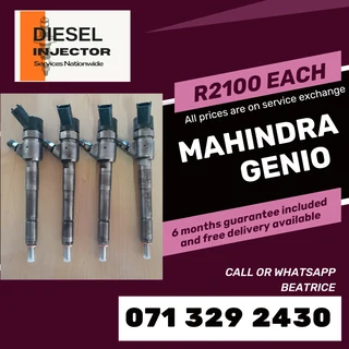 Mahindra Genio Diesel Injectors For Sale With Warranty