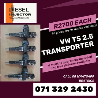 Vw Transporter Diesel Injectors For Sale With Warranty