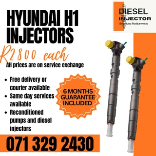 Hyundai H1 Injectors For Sale With Warranty