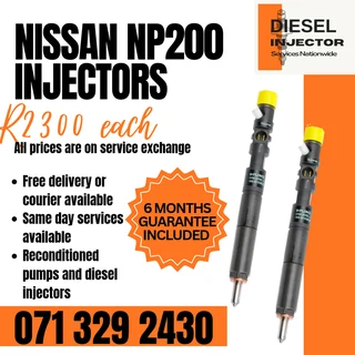 Nissan Np200 1.5 Diesel Injectors For Sale With Warranty